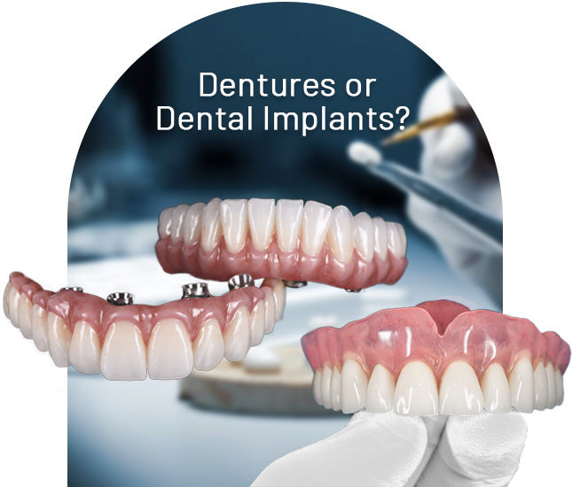 Choosing dentures or fixed dentures
